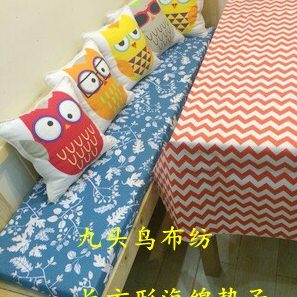 全棉布薄坐垫垫子5cm厘米厚高密度海绵飘窗垫子长方形可定做拆洗