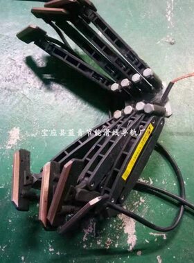 坤溢集电架KY-AN03706 双触头8片 4P60A*2 无缝电轨集电器