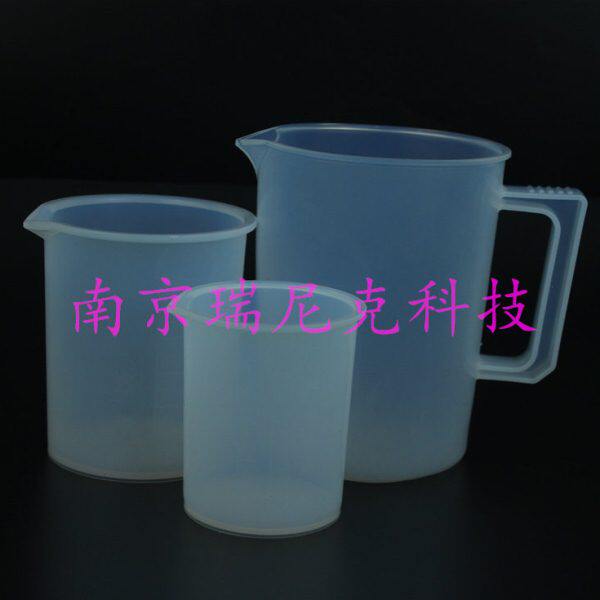厂家现货PFA烧杯耐强酸强碱四氟烧杯透明有刻度大规格烧杯1L2L
