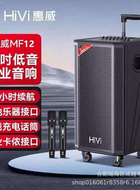 惠威MF12/10大功率户外高端拉杆音响乐器K歌直播演出广场舞声卡箱