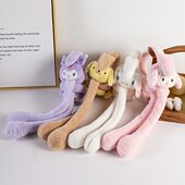 耳朵会动款 耳套女童男童加厚毛绒耳罩卡通可爱小狗耳包耳暖耳捂子