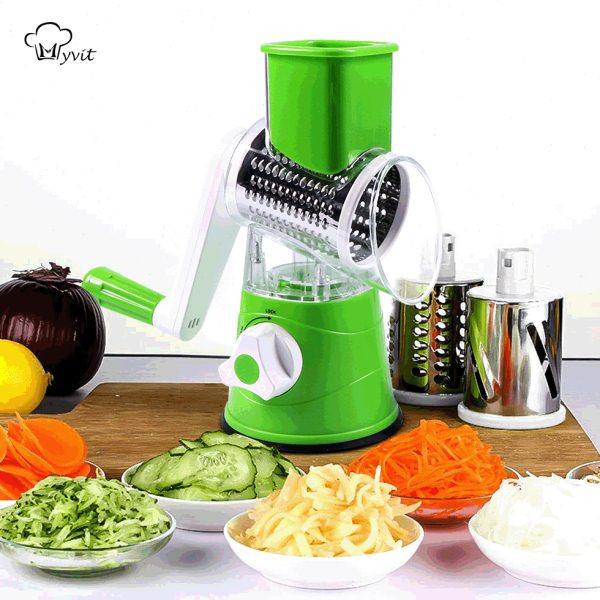 家居百货用品爆款多功能滚筒切菜器三合一不锈钢手动快速切菜神器,厨房/烹饪用具,多功能切菜器,淘宝优惠券,粉丝福利购,淘宝优惠卷