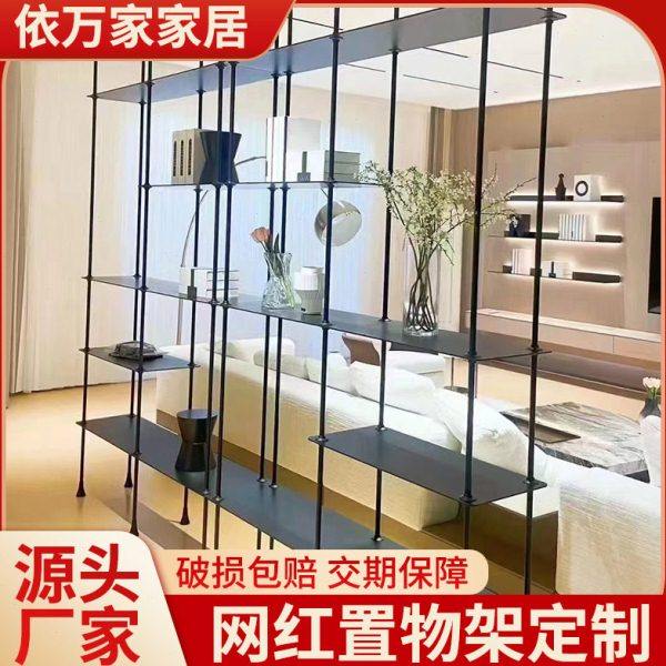 现极简轻奢书架通顶铝合金置物架书本装饰品摆件隔断玄关展示架,收纳整理,书桌收纳置物架,淘宝优惠券,粉丝福利购,淘宝优惠卷