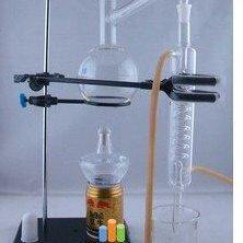 1801蛇形蒸馏器花水蒸馏装置咖啡提纯250 500 1000M