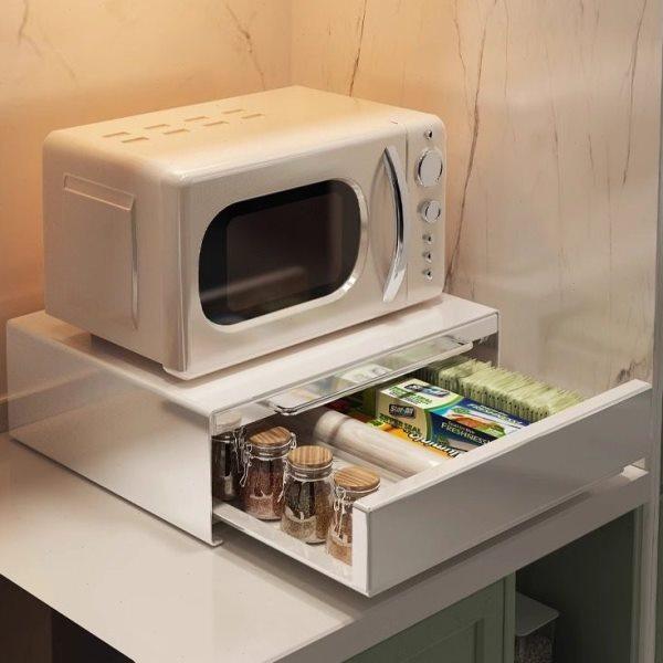 厨房微波炉烤箱置物架延伸台面家用双层电饭锅多功能收纳架子,厨房/烹饪用具,微波炉置物架,淘宝优惠券,粉丝福利购,淘宝优惠卷