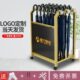 带锁雨伞收纳架沥水大容量雨伞架商用轻奢酒店大堂不锈钢置物架