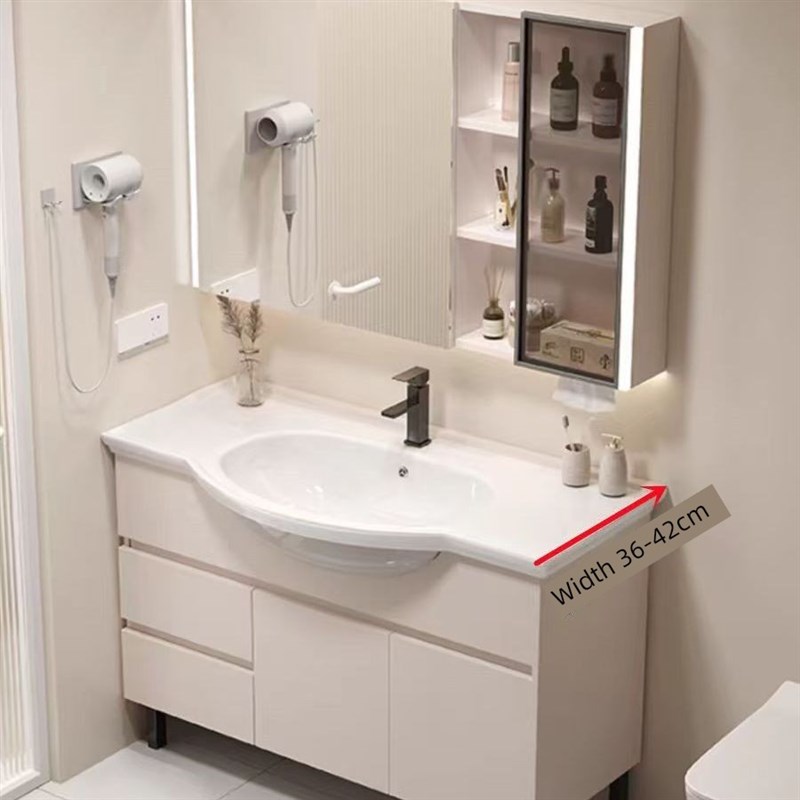 40cm宽超窄h浴室柜组合小户型洗手盆36厘米洗脸池大肚盆一体陶瓷