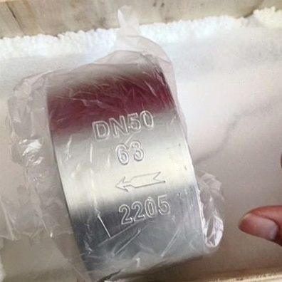 2205止回阀 HG20615 PN63DN50 水泵向阀 水管内螺纹止逆阀