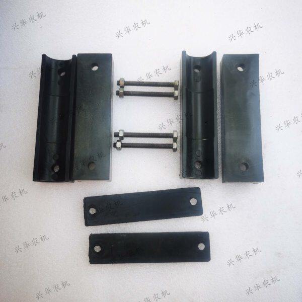 福田雷沃欧豹TD拖拉机配件反光镜杆固定板夹紧块倒车后视镜固定板