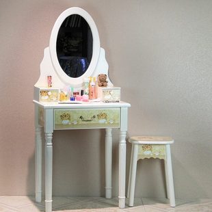 韩式卧室轻奢小户型化妆桌欧式化妆台家用整装梳妆台北欧简约创意