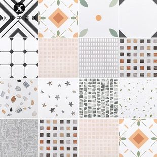 花砖600x600阳台瓷砖仿古砖卫生间墙砖背景墙砖复古厨房商铺地砖