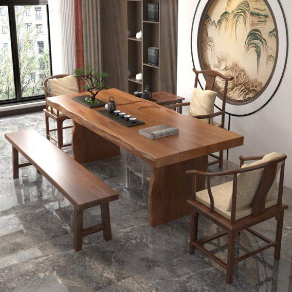 古典中式实木泡茶桌客厅接待禅意茶盘一体茶桌茶台功夫茶桌椅组合,商业/办公家具,茶台/茶桌,淘宝优惠券,粉丝福利购,淘宝优惠卷