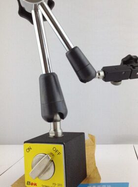 开关式磁力座百分表千分表杠杆表支架 机械式万向磁性表座PD-203