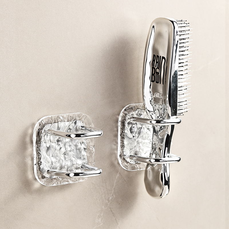 梳子收纳置物架免打孔壁挂式墙壁卫生间洗O漱台放木梳气垫梳神器