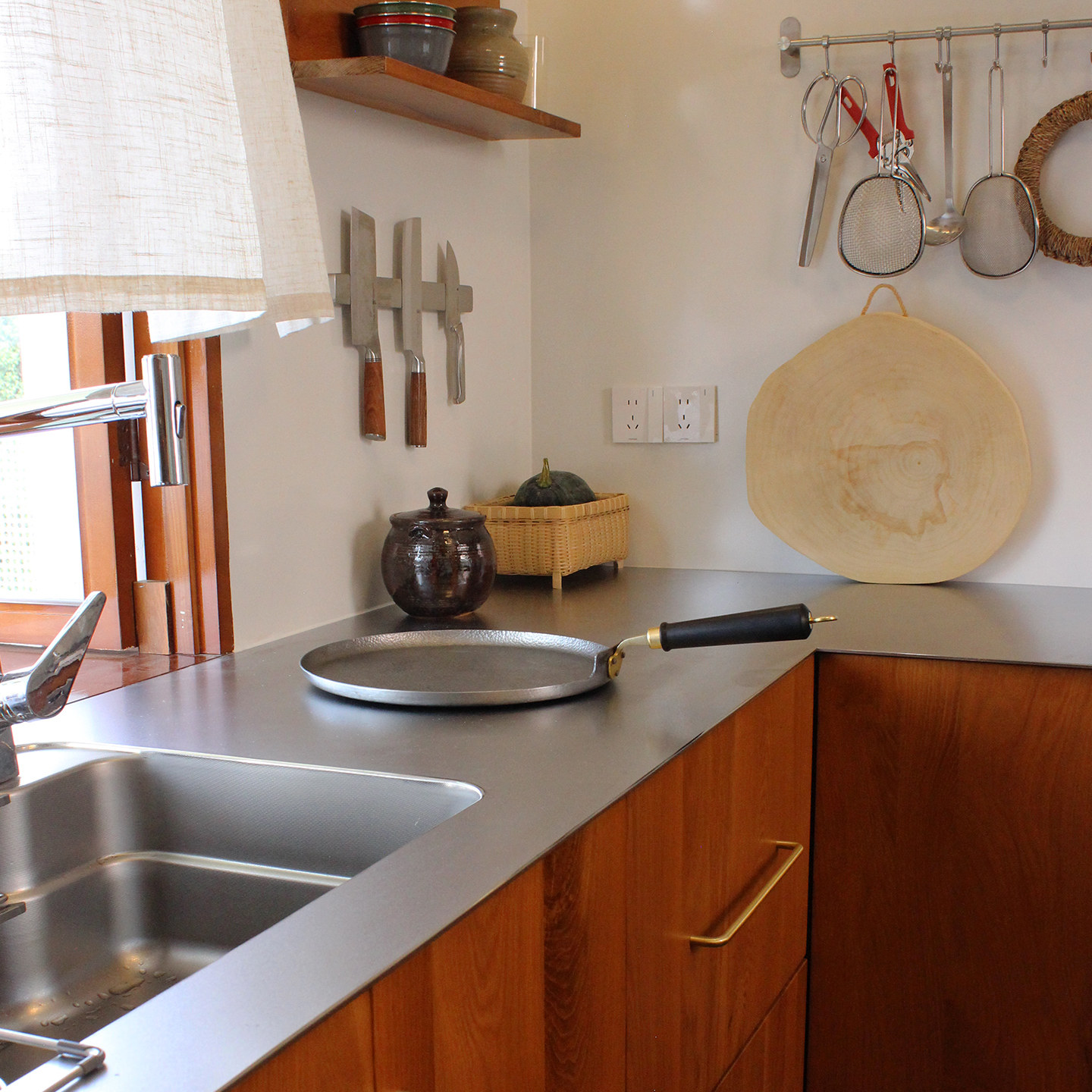 平野匠归手工锻打铁锅煎饼烤盘家用早餐烙饼煎蛋平底炒菜锅无涂层