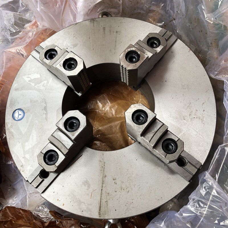 K12 400A四爪自定心卡盘四爪卡盘400mm分离爪正反双用 配环球卡盘
