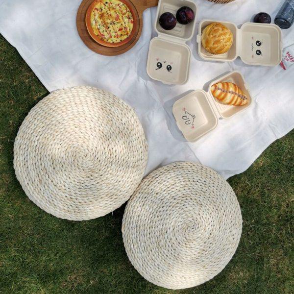 禅修打坐垫藤编蒲团榻榻米加厚草墩藤编蒲团圆形坐墩草编飘窗坐垫,居家布艺,蒲团,淘宝优惠券,粉丝福利购,淘宝优惠卷