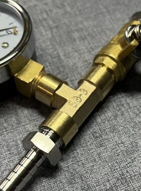 真空表 -0.1-0mpa 直径60mm 加三通 开关 宝塔接头 参数规格可选