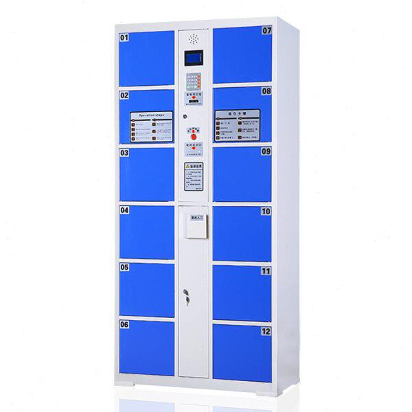 臻远 ZY-ST-G131 条码12门电子存包柜副柜 1800mm*850mm*460mm