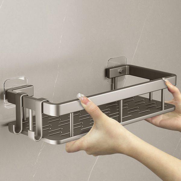 卫生间置物架免打孔浴室洗手间洗漱台墙上收纳架子厕所洗澡间壁挂,家庭/个人清洁工具,浴室角架/置物架,淘宝优惠券,粉丝福利购,淘宝优惠卷