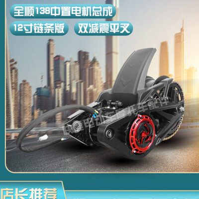 全顺中置/12寸双减震/链条传动版/电机总成2000W3000W4000W