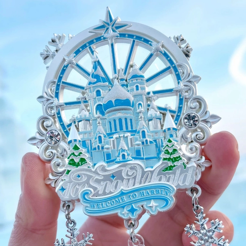 哈尔滨冰雪大世界3D立体雪景冰箱