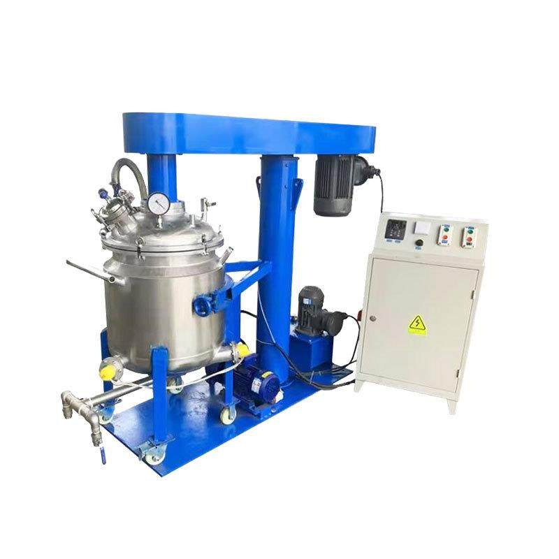 真空分散机高速液压高粘度油漆胶黏剂分散机实验室消泡型搅拌机