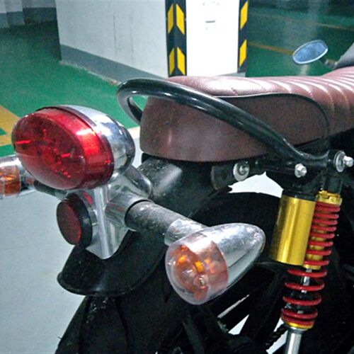 CG125摩z车复古改装尾翼U型管托j125/xf尾251翼扶手尾架无需改动