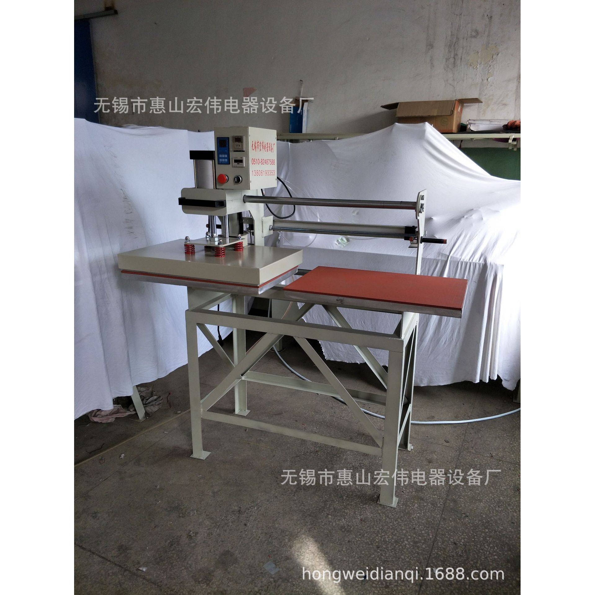 气动平板上滑动压烫机 无缝拉链专用烫印机械 小型定型机 烫画机