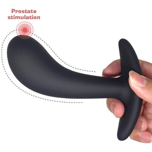 Big Head Prosktate Stimulator Soft Anal Plug Sex Shop Liquid-封面