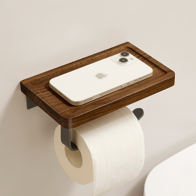 卫生间厕纸盒壁挂l式厕所纸巾架浴室免打孔抽纸盒洗手间卷纸置物