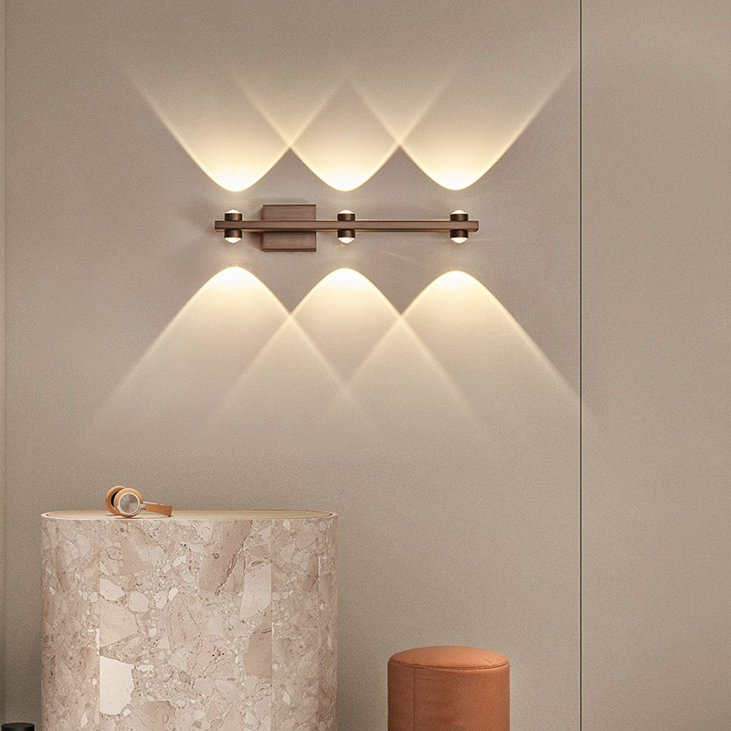 2023新款f极简卧室床头灯楼梯过道玄关壁灯创意轻奢客厅背景墙壁