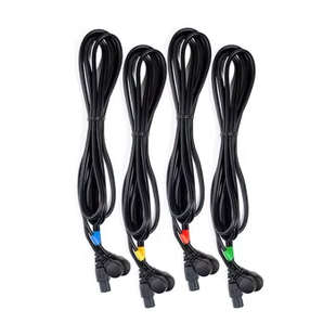 COMPEX电极线 电刺激健身仪有线版配线 标准一套4色通道线