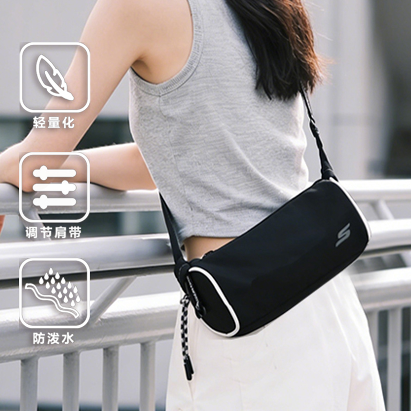 Skechers斯凯奇2025年夏季新品男女同款多口袋百搭单肩斜挎包