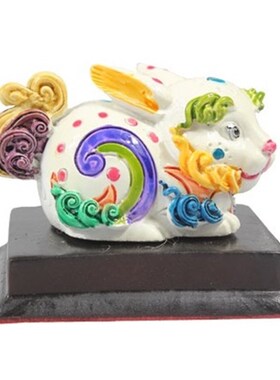 十二生肖摆件鼠牛虎兔龙蛇品羊猴鸡狗猪12家居桌面饰马吉祥物摆件