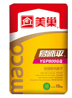 腻子粉高强耐水成品腻子粉易呱内800GQ防水腻墙防霉平子腻子