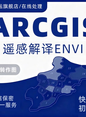 GIS作图ArcGIS作图gis空间分析Qgis/GISPro代作envi遥感解译