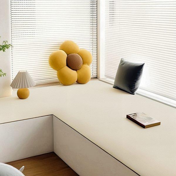 奶油风飘窗垫窗台垫2023新款防水防污可裁剪L型四季通用阳台垫子,居家布艺,飘窗垫,淘宝优惠券,粉丝福利购,淘宝优惠卷