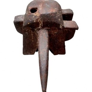 民俗老物件老铁匠工具老铁砧子打铁工具锔匠砧子羊角铁砧老铁墩子