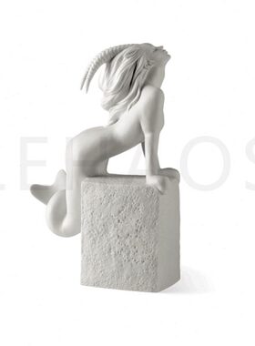 魔蝎座！出口 北欧纯白色 创意陶瓷十二星座陶瓷星座摆件星座礼物