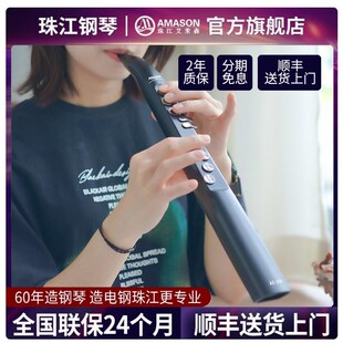 珠江艾茉a森AE300电子吹管乐器老中年人初学萨克斯葫芦丝演出充电