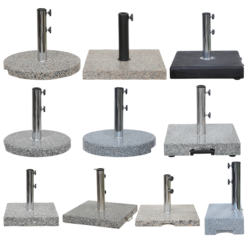 户外遮阳伞底座中柱伞遮阳伞大理石伞座配重雨R伞固定加重压重底