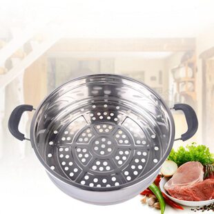 蒸笼不锈钢家用蒸屉蒸格蒸层屉子电锅炒锅蒸锅笼屉蒸片圆形蒸篦子