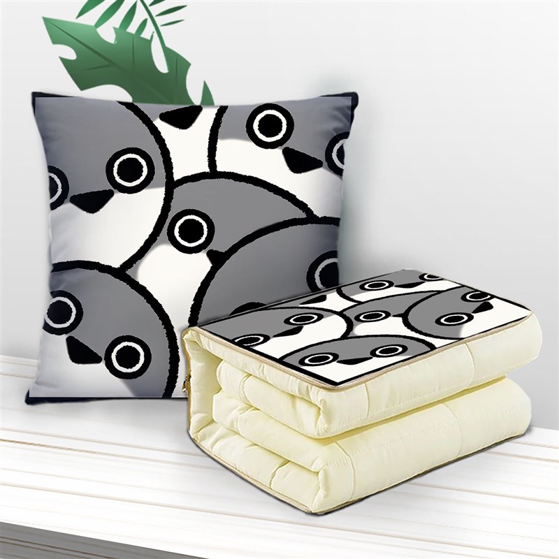 萨卡班甲鱼抱枕被子二合一y两用办公室午休被汽车空调被子