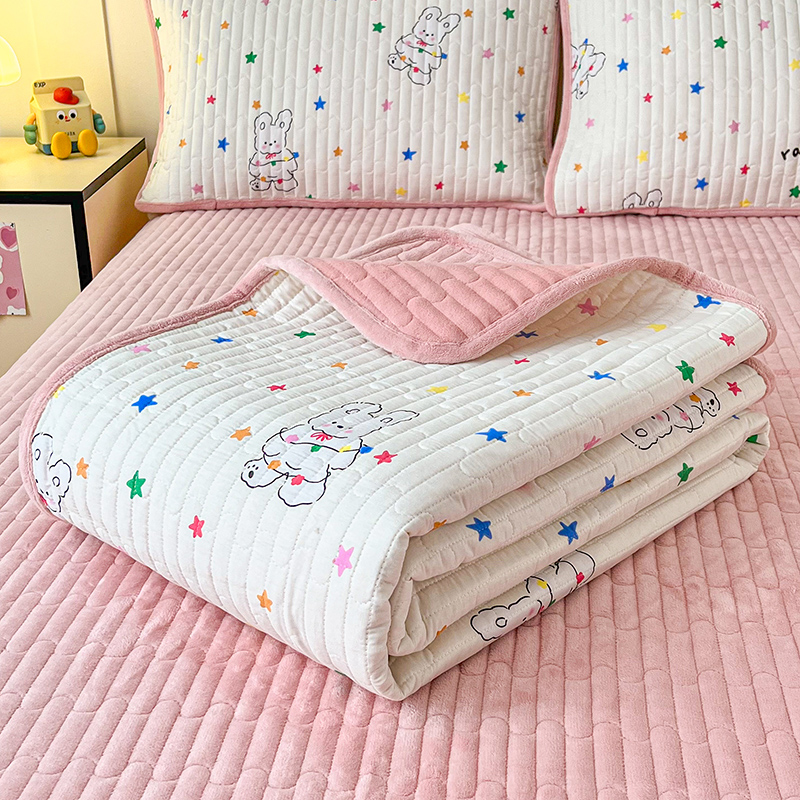 全棉床盖三件套学生宿舍单件