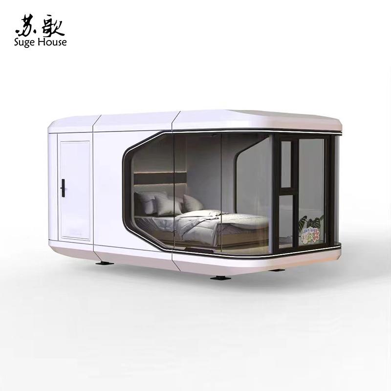 厂家直销小户型露营太空舱度假民宿酒店阳光房设计生产模块化房屋