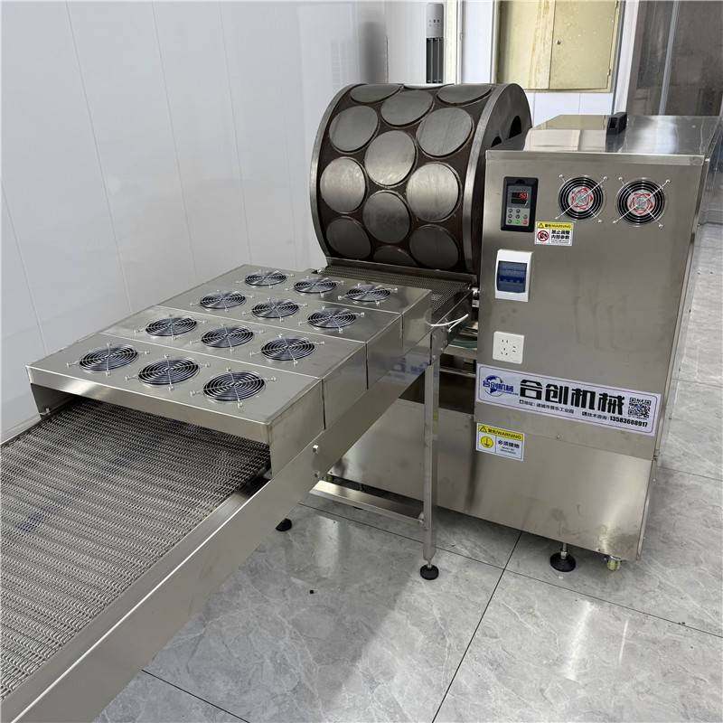 不锈钢烫皮机全自动小型薄饼机数控操作上模蛋皮机厂家