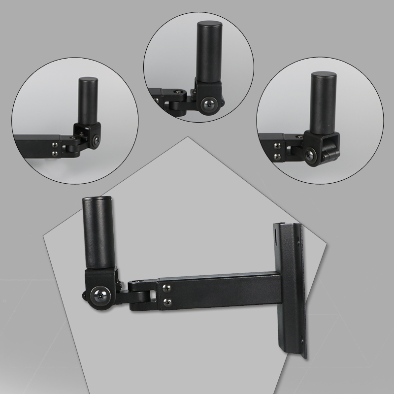 音箱壁挂架10寸8寸小型音响托架短款音箱支架可旋转角度