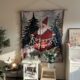 饰 Merry Christmas圣诞节装 挂毯沙发毯圣诞老人壁挂气氛