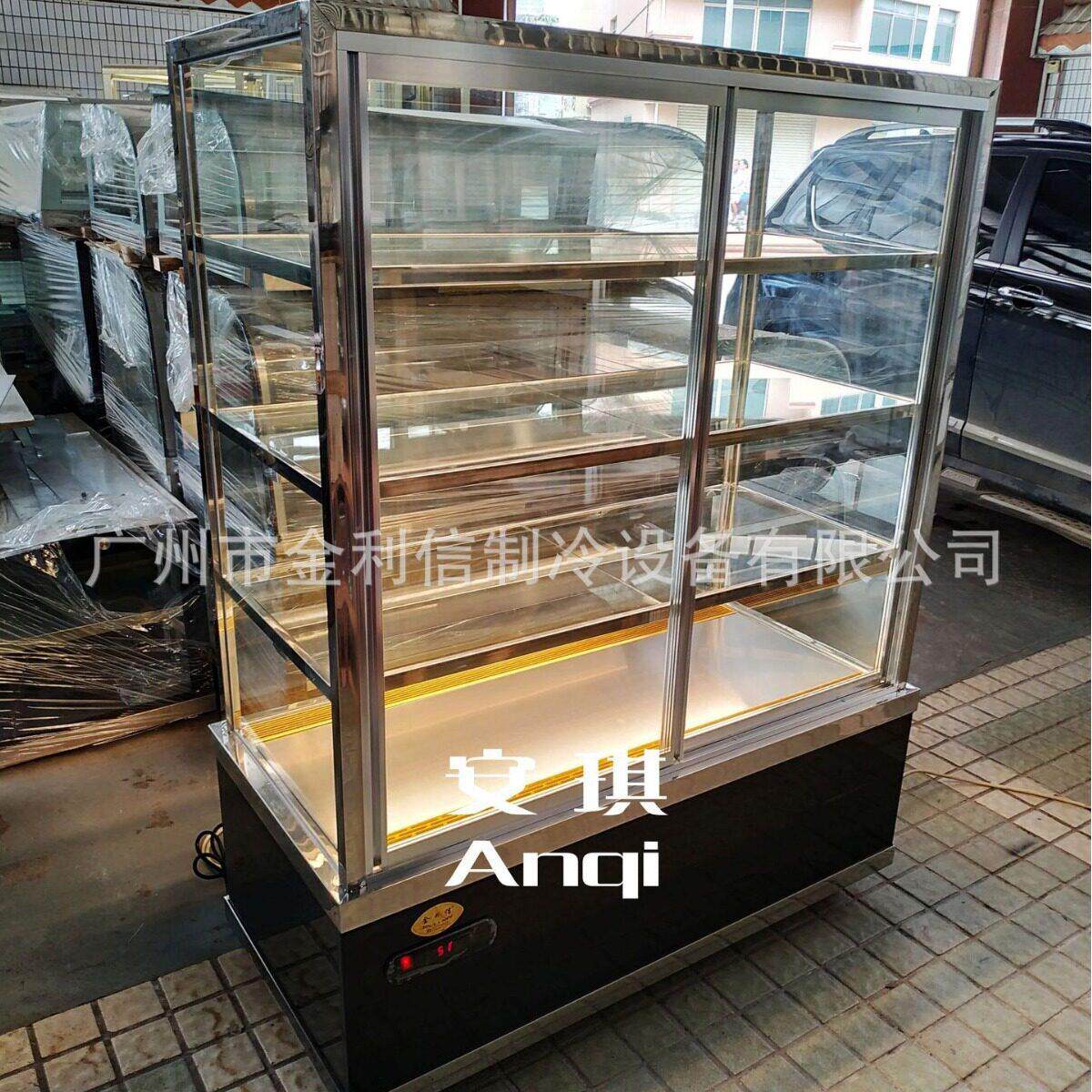 安琪牌黑色恒温酥饼电热热酥柜盒饭糕点保温陈列展示柜